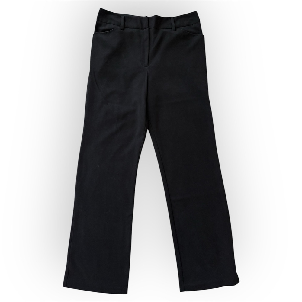 Amy Byer Classic Straight Regular Fit Black Trousers Jr 14
